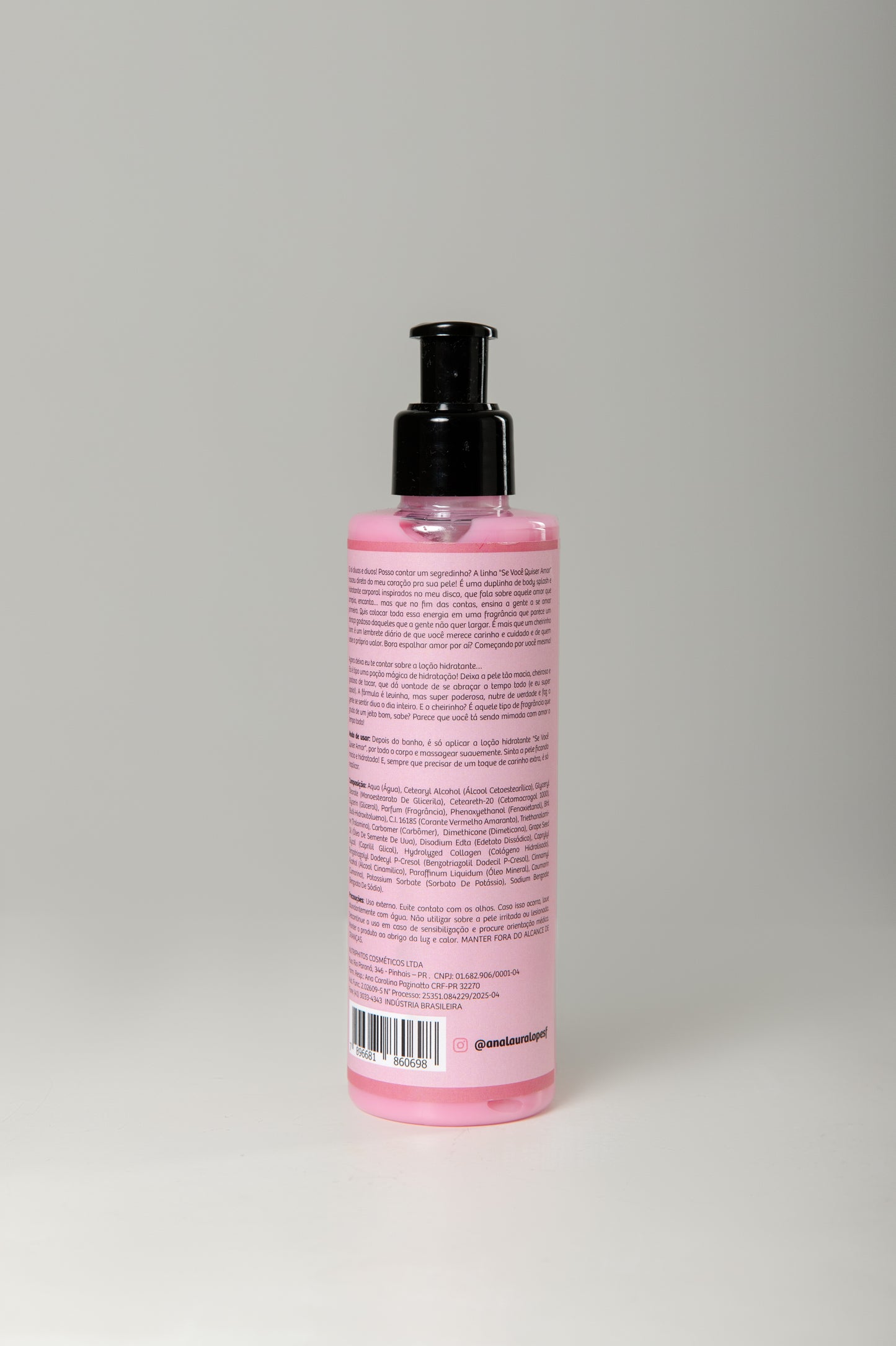 Creme Hidratante - "Se Você Quiser Amor"